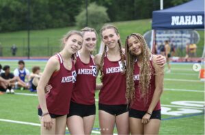 Amherst Girls 4 x 400 Relay Racks up Another Championship at New Englands